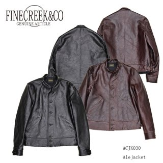【FINE CREEK&CO/ファインクリークアンドコー】レザージャケット/Ale Jacket ACJK030