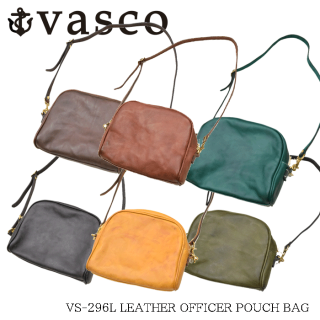 【VASCO/ヴァスコ】BAG/LEATHER OFFICER POUCH BAG/VS-296L
