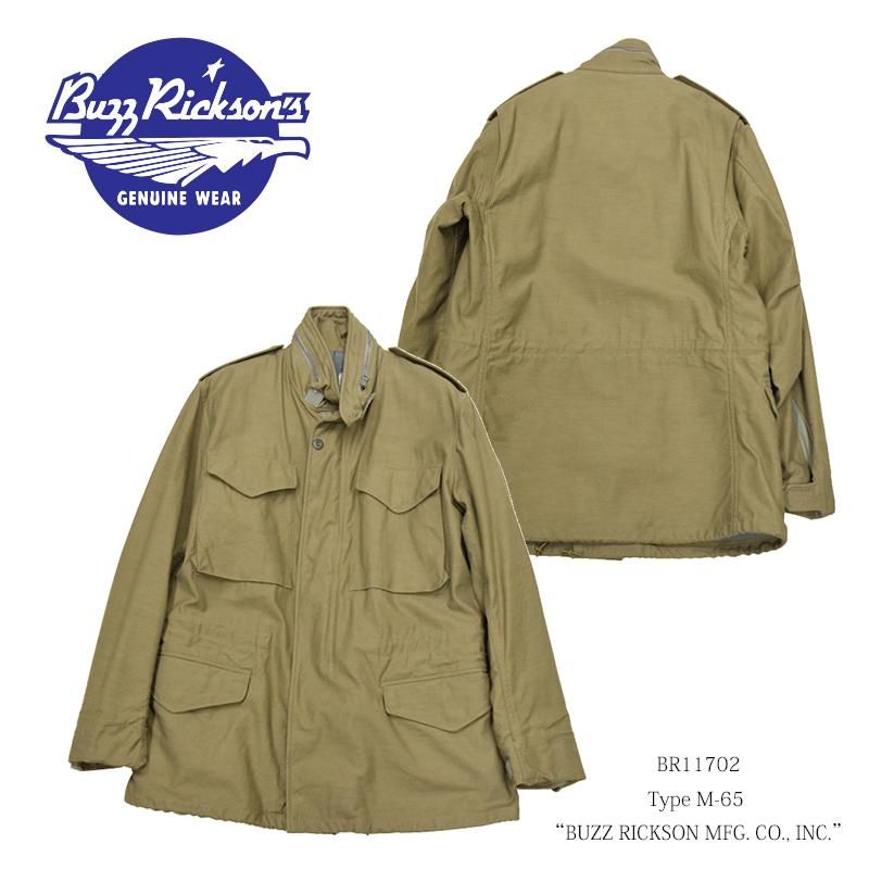 【Buzz Rickson's バズリクソンズ】ジャケット/ Type M-65 “BUZZ RICKSON MFG. CO.  INC.”BR11702 REALDEAL仙台