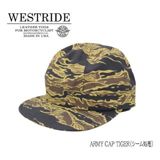 【WESTRIDE/ウエストライド】キャップ/ ARMY CAP TIGER