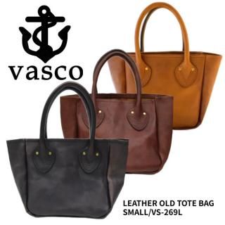 VASCO/BAG/LEATHER OLD TOTE BAG - SMALL/VS-269L