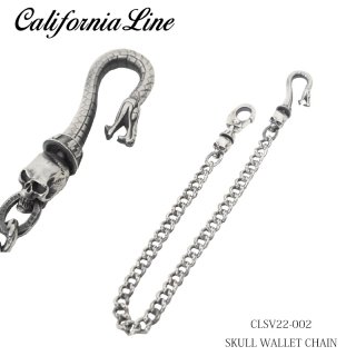 CALIFORNIA LINE/ե˥饤ۥåȥ/SKUL WALLET CHAINCLSV22-002