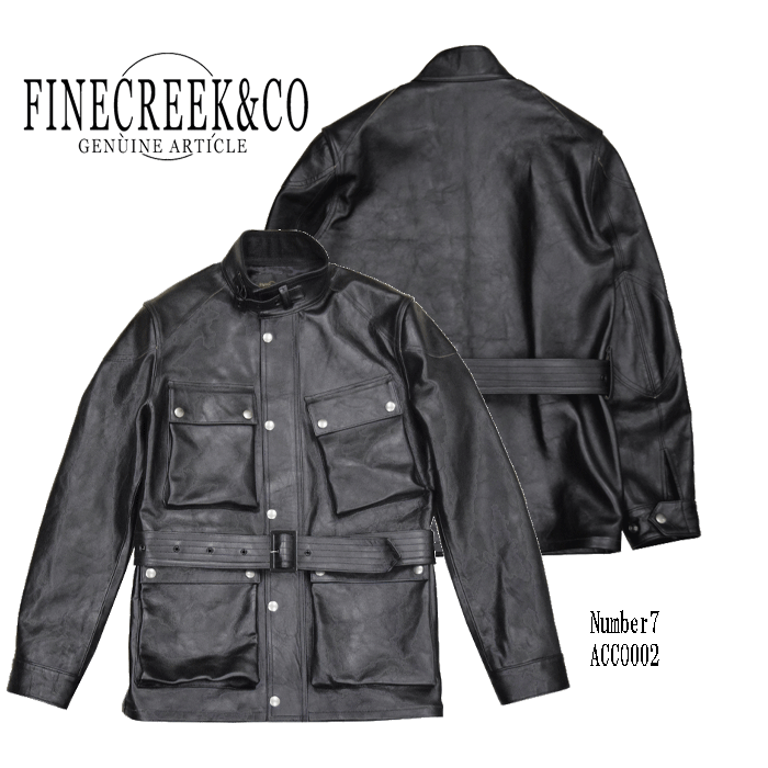 FINE CREEK&CO/ファインクリークアンドコー】 レザージャケット