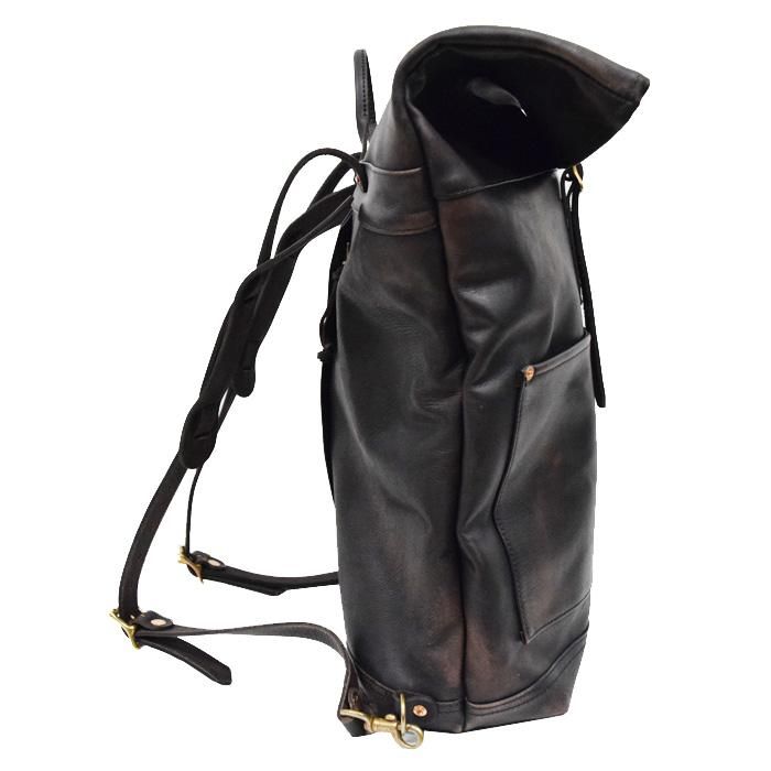 VASCO/ヴァスコ】 BAG/LEATHER ROLL TOP RUCKSACK：VSｰ205L