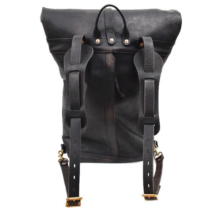 VASCO/ヴァスコ】 BAG/LEATHER ROLL TOP RUCKSACK：VSｰ205L
