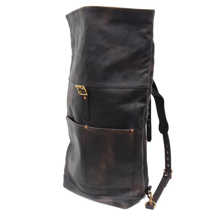 VASCO/ヴァスコ】 BAG/LEATHER ROLL TOP RUCKSACK：VSｰ205L