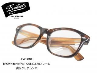 EVIL ACT/֥륢ȡۥ󥰥饹/CYCLONEBROWNturtle/ANTIQUE CLEARե졼 Ĵꥢ