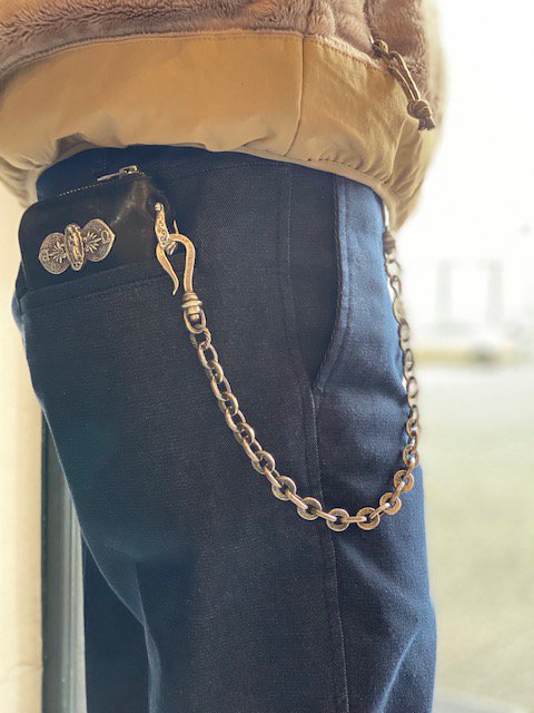 WEST RIDE/ウエストライド】ウォレットチェーン/13 PEACE WALLET CHAIN