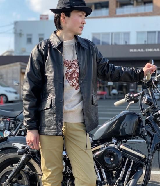 【WESTRIDE/ウエストライド】レザージャケット/SPEEDWAY COACH JACKET：STEERHIDE  REALDEAL仙台(リアルディール仙台)