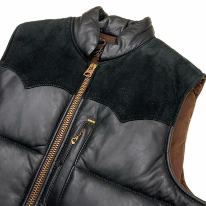 Vin&Age/ヴィンアンドエイジ】 ベスト/LEATHER VEST/TYPE VLJ2 Vin&Age/ヴィンアンドエイジ】 ベスト/LEATHER VEST/TYPE VLJ2