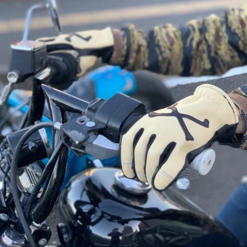 WESTRIDE/ウエストライド】グローブ/CROSS BONES GLOVE REAL