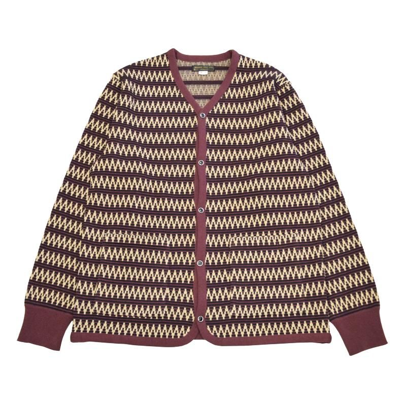 WEST RIDE/ウエストライド】ニット/NGT GEOMETRY CARDIGAN REALDEAL