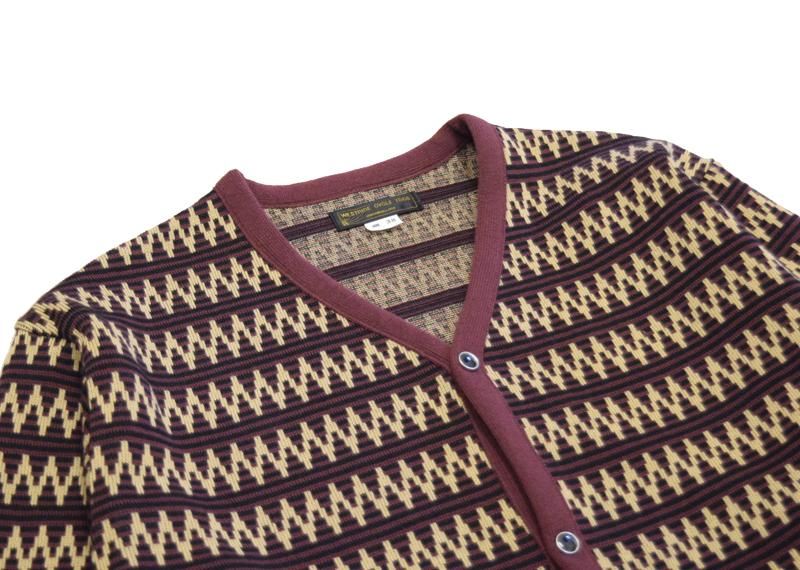 WEST RIDE/ウエストライド】ニット/NGT GEOMETRY CARDIGAN REALDEAL