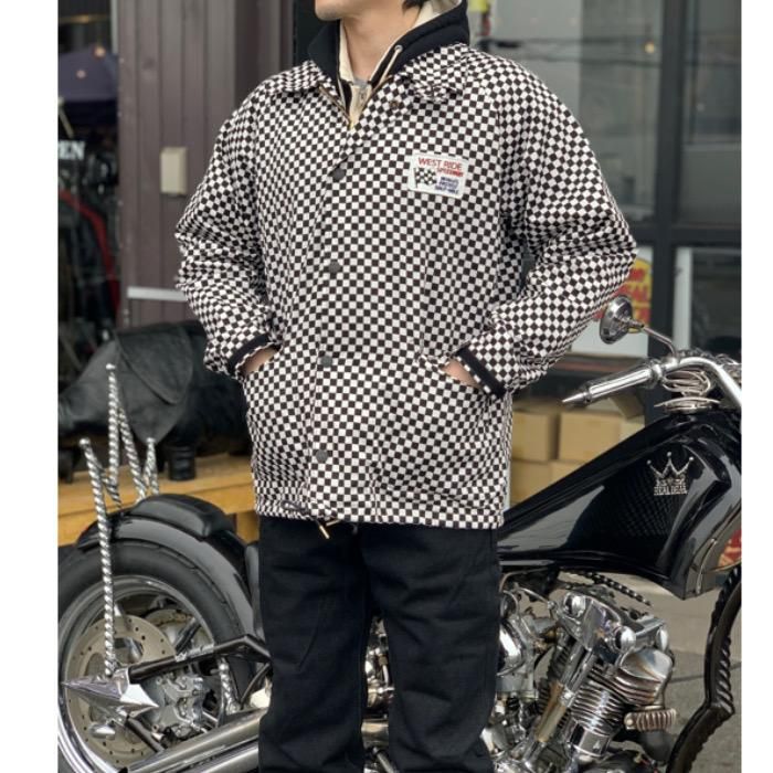 【WESTRIDE/ウエストライド】コーチジャケット/ S SPEEDWAY CHECKER COACH JACKET 　　  REALDEAL仙台(リアルディール仙台)