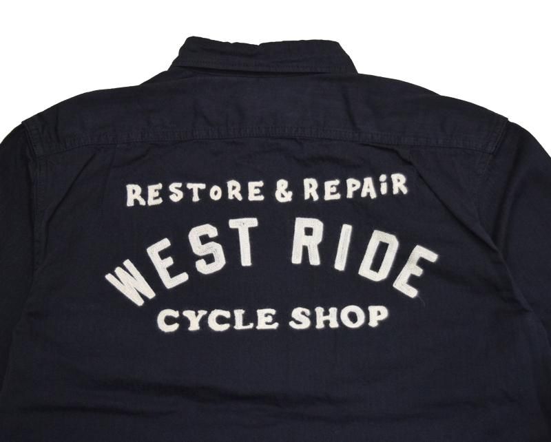 WESTRIDE/ウエストライド】半袖シャツ/CYCLE SHOP SS WORK SHIRTS