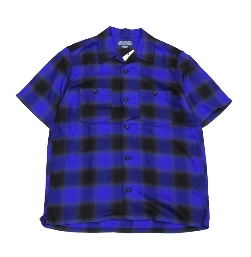 IRON HEART/アイアンハート】半袖シャツ/IHSH-325 5ozボウリング