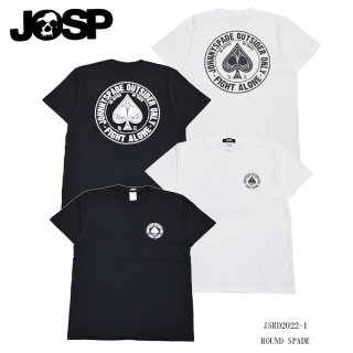 【JOHNNY SPADE/ジョニースペード】Tシャツ/ROUND SPADE：JSRD2022-1