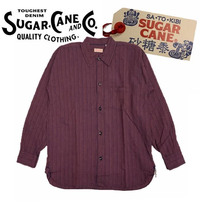 SUGAR CANE/シュガーケーン】長袖シャツ/砂糖黍製 5oz. WORK SHIRT