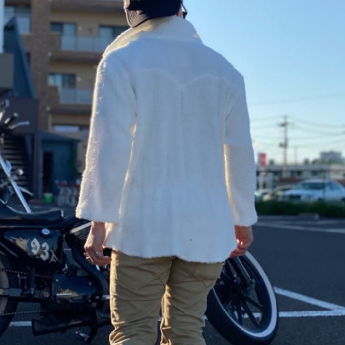 スカルフライト★パイルシャツ 七部袖 SKULL FLIGHT/スカルフライト】 7分袖Tシャツ/パイルプル