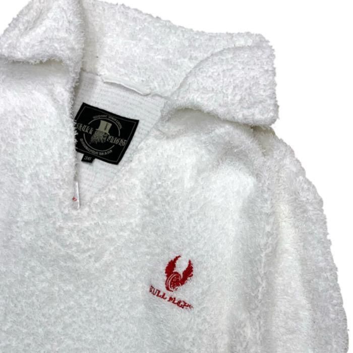 スカルフライト★パイルシャツ 七部袖 SKULL FLIGHT/スカルフライト】 7分袖Tシャツ/パイルプル