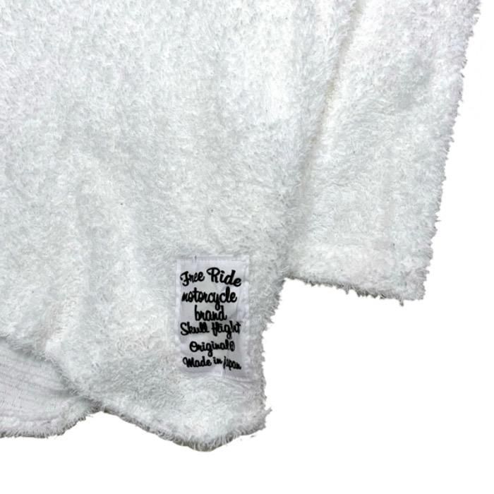 スカルフライト★パイルシャツ 七部袖 SKULL FLIGHT/スカルフライト】 7分袖Tシャツ/パイルプル