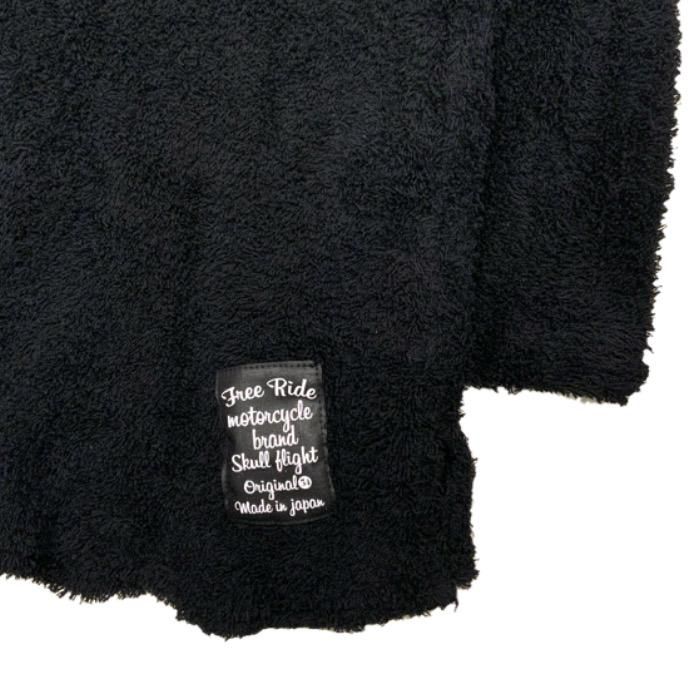 SKULL FLIGHT/スカルフライト】 7分袖Tシャツ/パイルプル