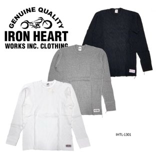 【IRON HEART/アイアンハート】ロングスリーブ/ヘビーサーマル クルーネックロングTシャツ/  IHTL-1301