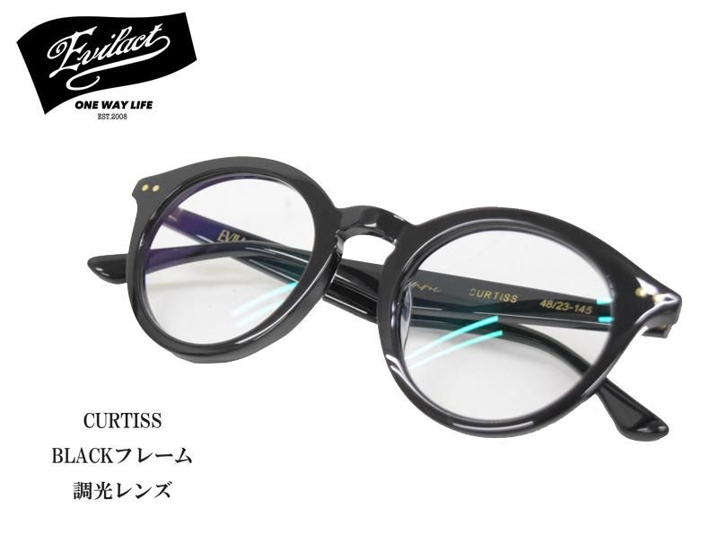 EVIL ACT/イーブルアクト】サングラス/CURTISS：BLACKフレーム×調光レンズ REALDEAL仙台