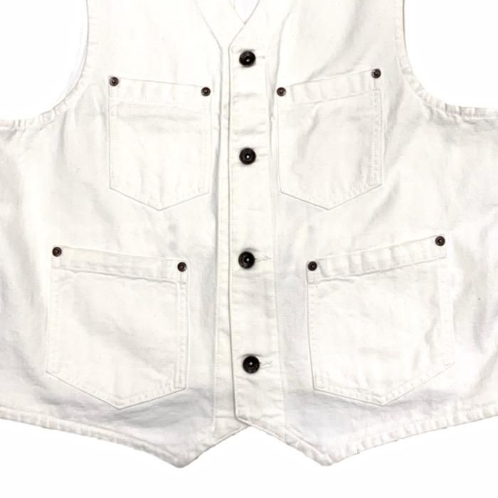 アイアンハート ストライプ ベスト IRON HEART アイアンハート ウォバッシュストライプワークベスト