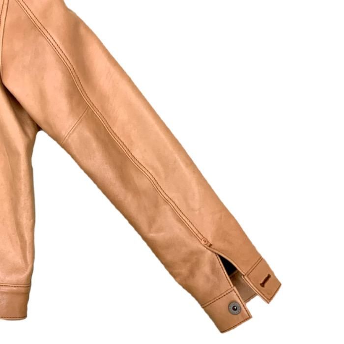 libjoie ダブルレザージャケット ベージュカーキ セール】 【VERY 7月号掲載】 MARC / ダブルジャケット