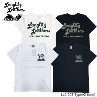 【Langlitz Leathers/ラングリッツレザーズ】Tシャツ/ S/S Tee LLC-003(TypeA2-tone)
