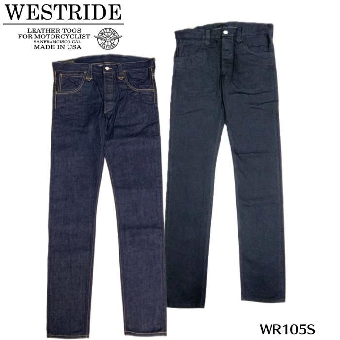 WEST RIDE ブラックデニム wr105s WEST RIDE/ウエストライド】 ボトム/WR105S BLKDENIM －REAL