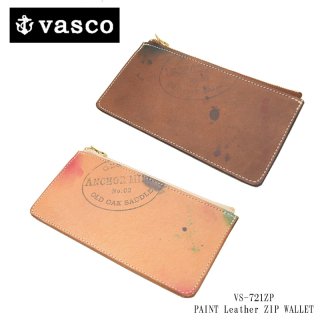 VASCO/ۥ󥰥å/PAINT Leather ZIP WALLETVS-721ZP