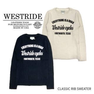 WESTRIDE/ȥ饤ɡۥ˥åȥ/CLASSIC RIB SWEATER/AK1612