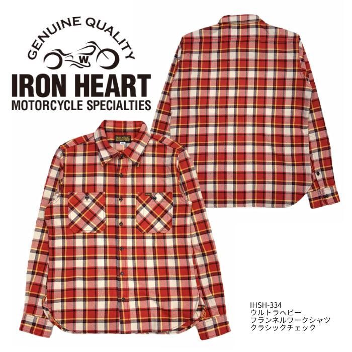 IRON HEART/アイアンハート】シャツ/ウルトラヘビーフランネルワーク