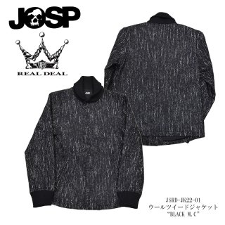 【JOHNNYSPADE】×【REALDEAL】別注「BLACK M.C」ウールツイードジャケット/JSRD-JK22-01