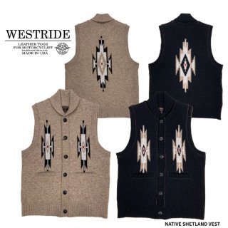 WESTRIDE/ȥ饤ɡۥ٥/22FW NATIVE SHETLAND VEST/AKW2202