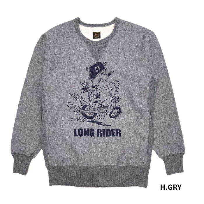 【WESTRIDE/ウエストライド】スウェット/HEAVY WEIGHT FRONT V SWEAT　LONG WAY/IM1020　REAL  DEAL仙台(リアルディール仙台)