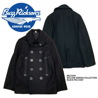 【Buzz Rickson's /バズリクソンズ】コート/WILLIAM GIBSON COLLECTION BLACK PEA COAT/BR12394