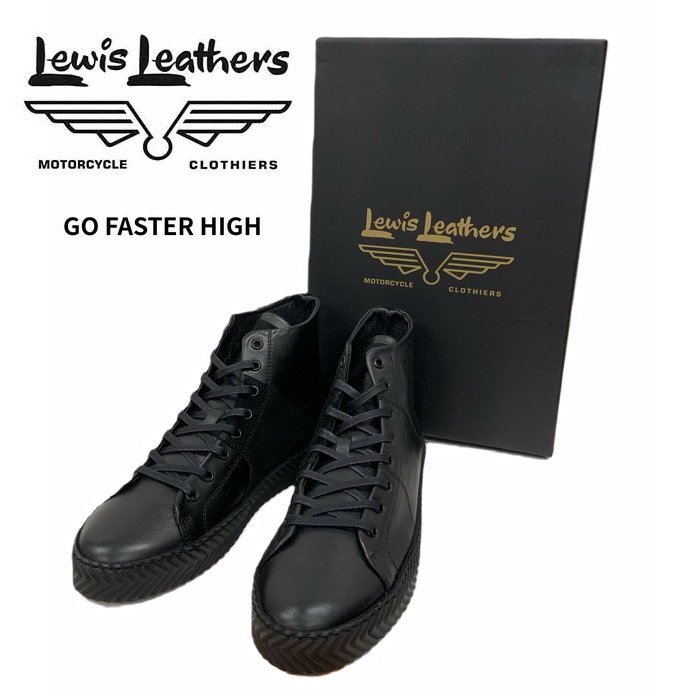【Lewis Leathers/ルイスレザーズ】ゴーファースター ハイ スニーカー/ GO FASTER HIGH SNEAKERS　　REAL  DEAL仙台(リアルディール仙台)