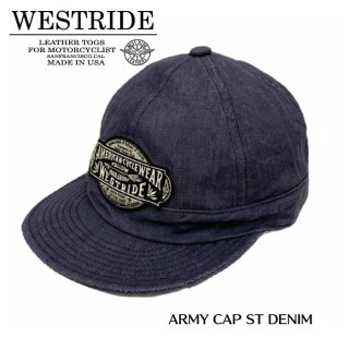 WESTRIDE/ȥ饤ɡۥå/23SS NEW ARMY CAP ST.DENIM
