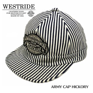 【WESTRIDE/ウエストライド】23SS NEW ARMY CAP HICKORY