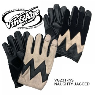 【VIN＆AGE/ヴィンアンドエイジ】グローブ/VG23T-NS  NAUGHTY JAGGED