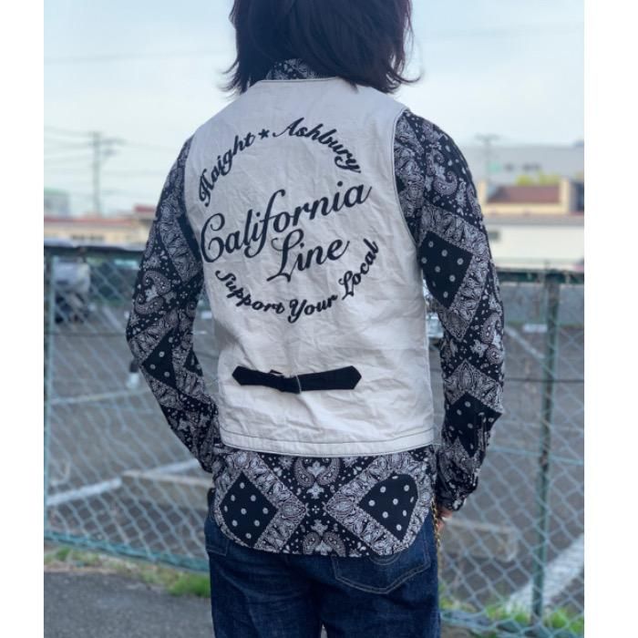 CFT.バルーンベスト　ブラック ベスト Fサイズ コットンナイロンツイルベスト（55-02BK41-205）｜パープル