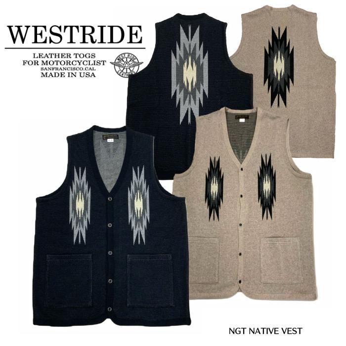 WESTRIDE/ウエストライド】 ベスト/NGT NATIVE VEST REALDEAL仙台