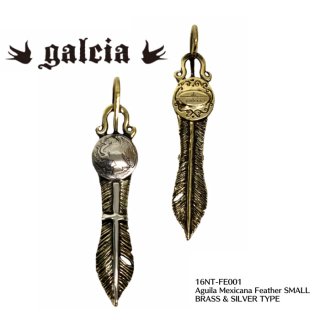 【galcia/ガルシア】ペンダントトップ/ Aguila Mexicana Feather SMALL