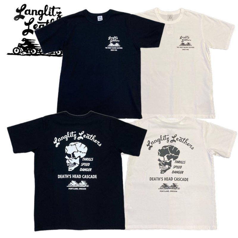 【Langlitz Leathers/ラングリッツレザーズ】Tシャツ/ S/S Tee LLC-003(DHC-1)　REAL  DEAL仙台（リアルディール仙台）