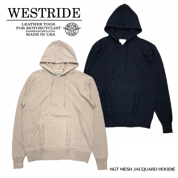 WESTRIDE/ウエストライド】スウェットパーカー/HEAVY RANDOM
