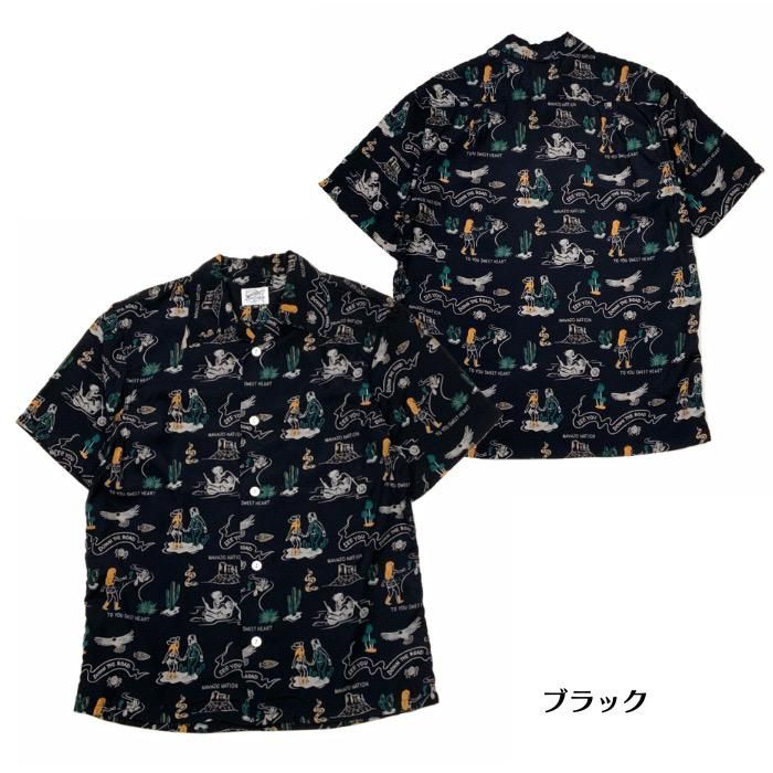 WESTRIDE/ウエストライド】 半袖シャツ/ TX SOUVENIR SHORT