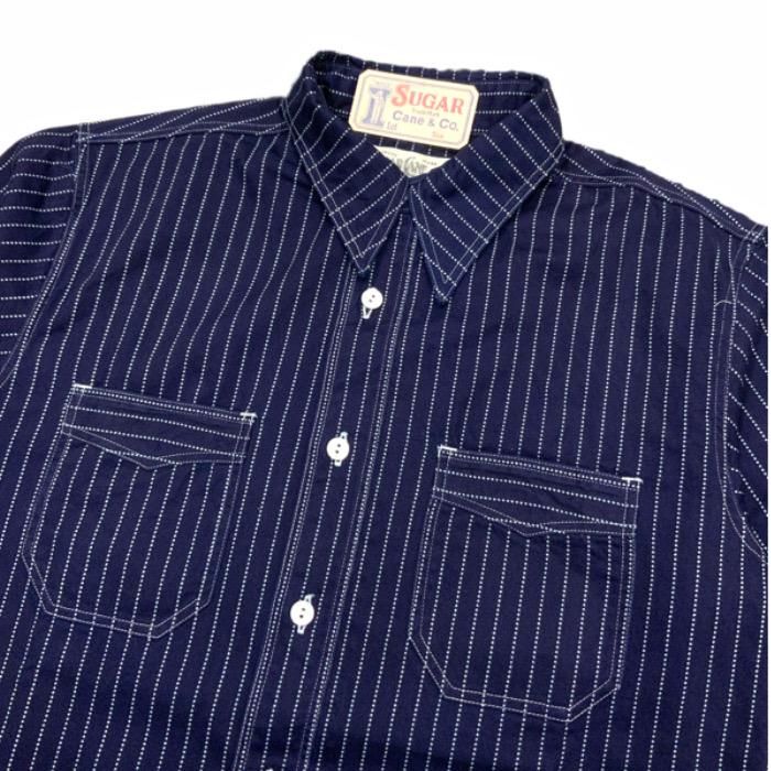 SUGAR CANE  CALIFORNIA シャツ sugar-cane-sc29475-blue-denim-